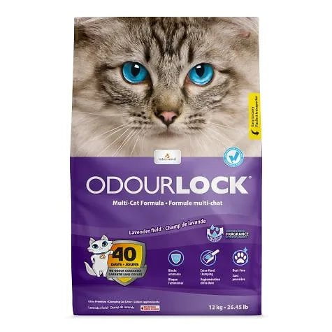 Odourlock Litière Agglomérante Lavande 12 Kg - Maître Animalier