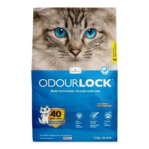 Odourlock Litière Agglomérante Non Parfumée 12 Kg - Maître Animalier
