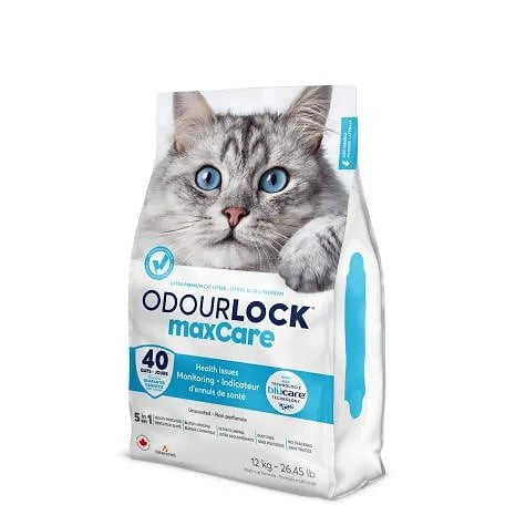 Odourlock Maxcare Litière Agglomérante Non Parfumée 12 Kg - Maître Animalier