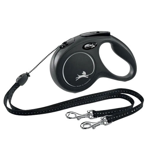 Laisse Duo New Classic S corde 5 m - Jusqu'à 8 kg