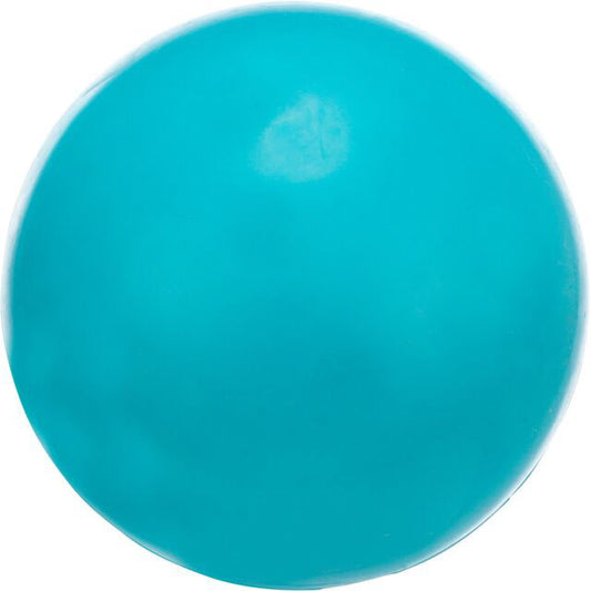 Balle de caoutchouc sans couinement turquoise 8 cm