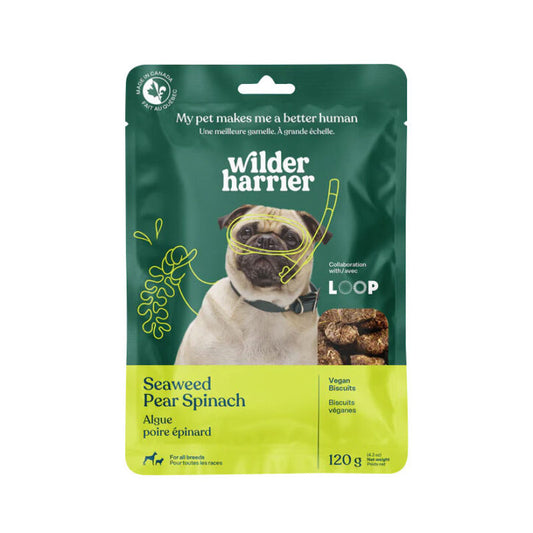 WH Biscuits véganes Algue, Poire & Épinard 120 g