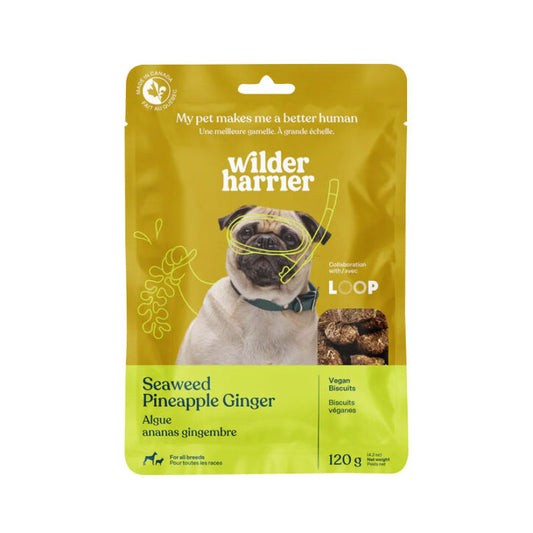 WH Biscuits véganes Algue, Ananas & Gingembre 120 g