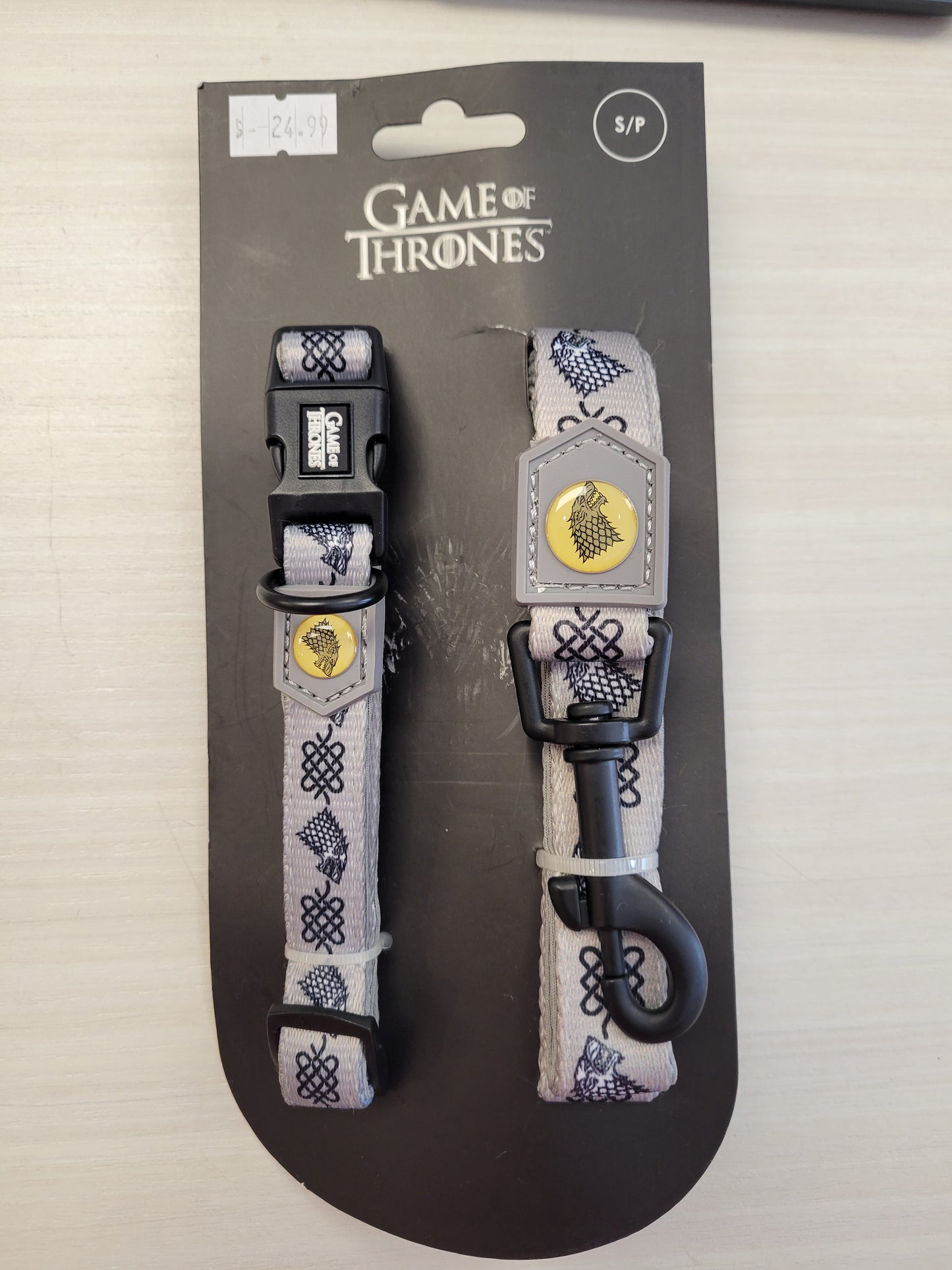 Kit de collier et laisse Game Of Thrones - House Stark