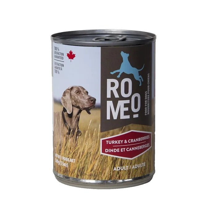 Roméo pour chien à la dinde & canneberge 13 oz - Maître Animalier