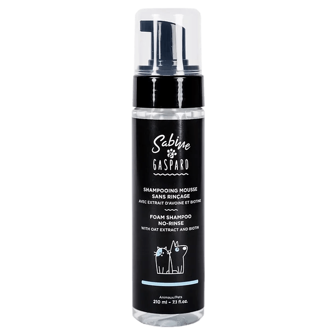 Shampoing mousse sans rinçage - Extrait d'Avoine et Biotine - Maître Animalier