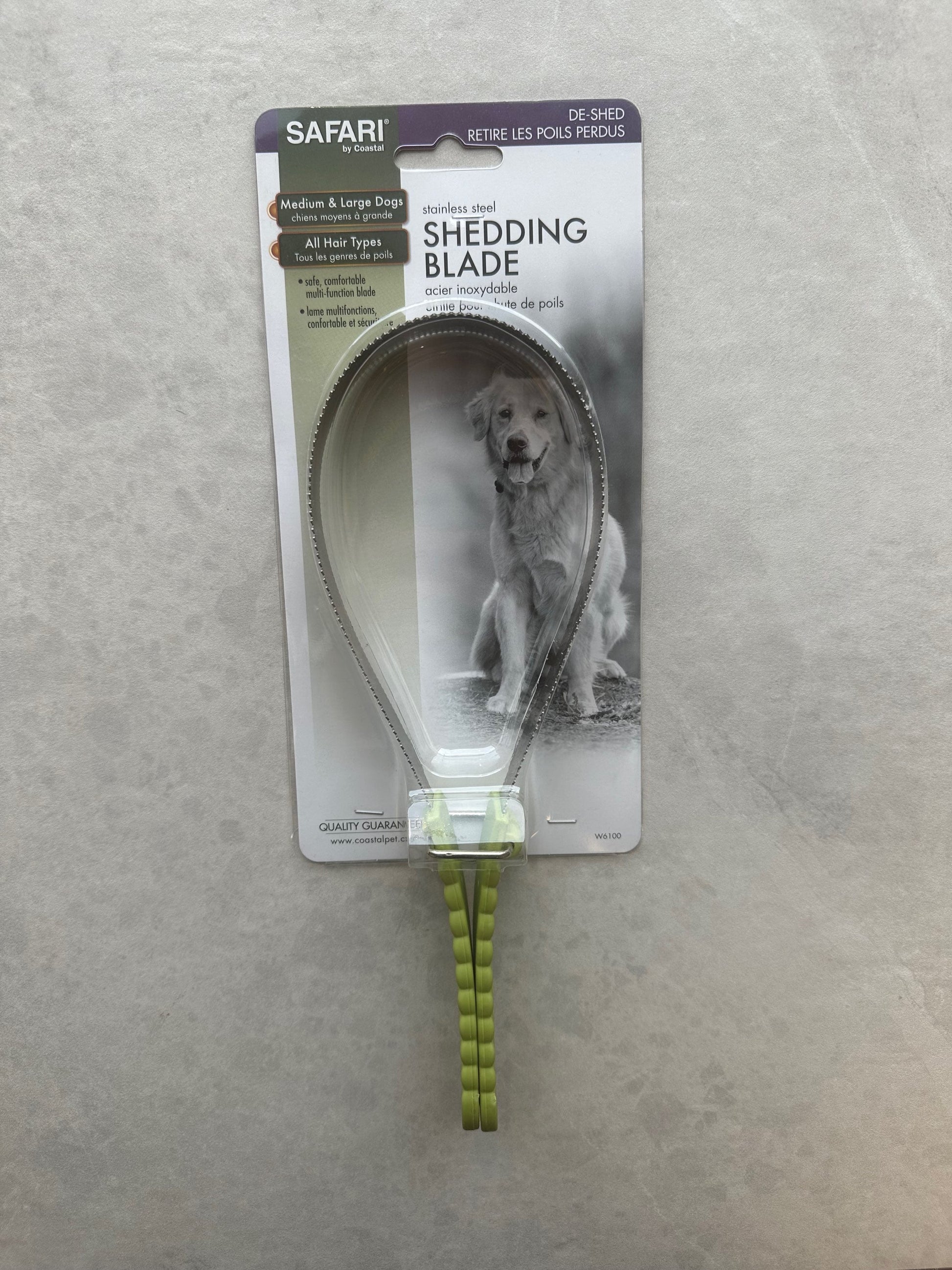 Étrille pour chute de poils - chien moyen à grand - Maître Animalier