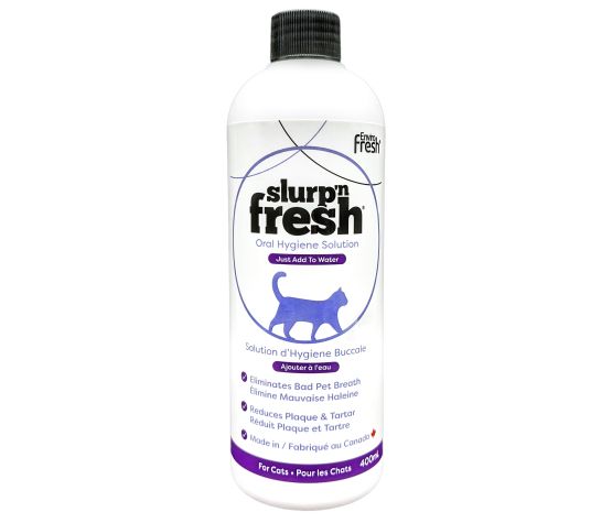 Slurp’n Fresh, Solution d’hygiène buccale – Chat