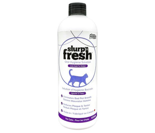 Slurp’n Fresh, Solution d’hygiène buccale – Chat