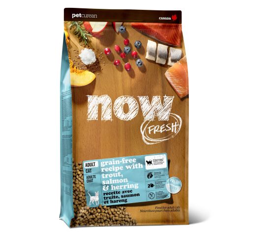Petcurean Now Fresh Sans Grains Pour Chat Truite/saumon/hareng