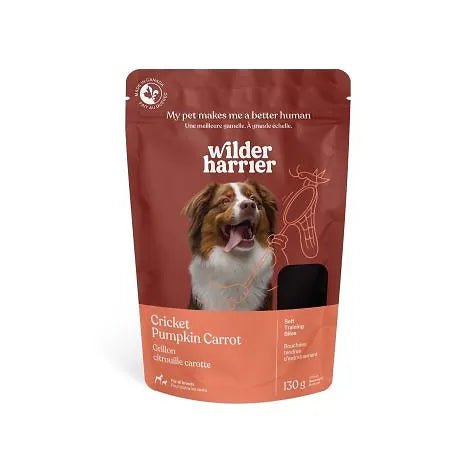 Gâteries Tendres à Base De Grillons, Pour Chien - Citrouille Et Carottes 130gr - Maître Animalier