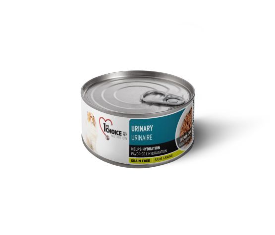 1st Choice Conserves Pour Chat, Urinaire - Ragoût De Poulet Sans Grains 156gr