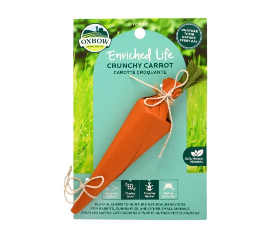 Oxbow Enriched Life - Gâterie à Mâcher Pour Rongeur, Carotte Croquante