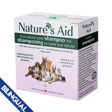 Nature's Aid® Shampooing en barre tout naturel apaisant à lavande et au géranium 72 gm