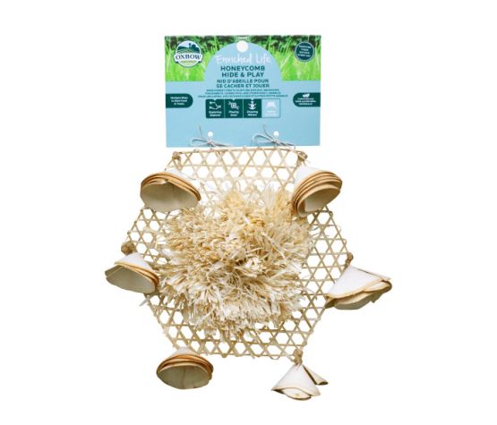 Oxbow Enriched Life - Centre Interactif Pour Rongeur, Nid D'abeille Pour Se Cacher Et Jouer