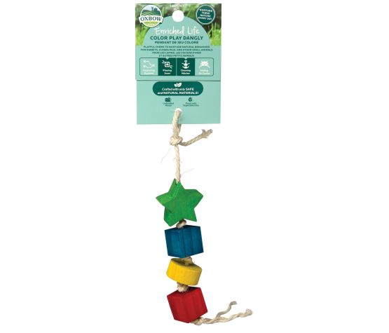Oxbow Enriched Life - Centre Interactif Pour Rongeur, Guirlande De Jeu Coloré
