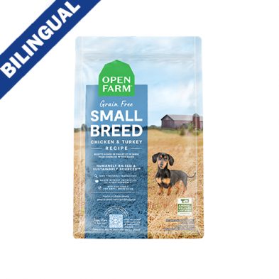 Croquettes Open Farm® sans céréales pour chiens de petite race