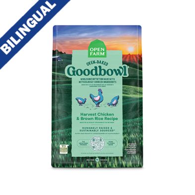 Open Farm® Goodbowl™ recette au poulet d'élevage et au riz brun, nourriture pour chiens