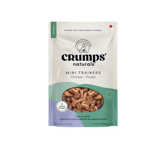 Crumps' Naturals, Mini-bouchées D'entraînement Pour Chien, Semi-humides Au Poulet
