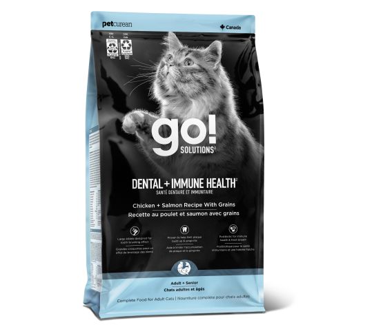 Petcurean Go! Santé Dentaire Et Immunitaire Pour Chien Poulet Et Saumon Avec Grains