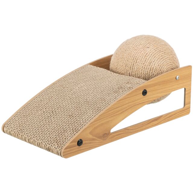 Rampe à gratter avec une balle