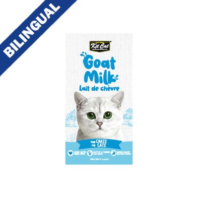 Kit Cat® Lait de Chèvre pour Chats, Aliment Humide pour Chats, 6 x 50 ml