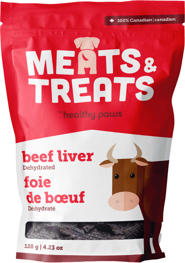 HealthyPaws chien/chat Foie de boeuf 120 g
