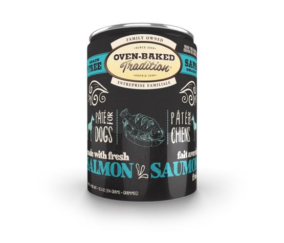 Obt Nourriture En Conserves Pour Chien, Pâté De Saumon 12.5oz