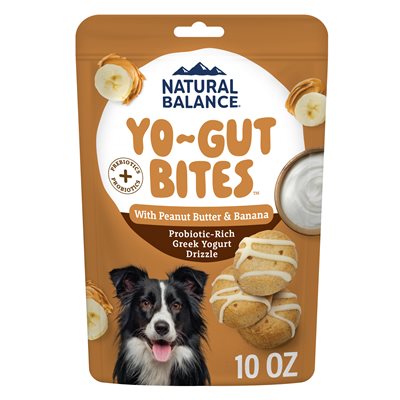 Natural Balance Biscuits « Yo-Gut » avec Beurre d'Arachides & Bananes 4.5oz (copie)