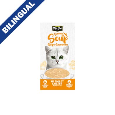 KiKit Cat® Soupe savoureuse, au poulet de 300 g (6 x 50 g)