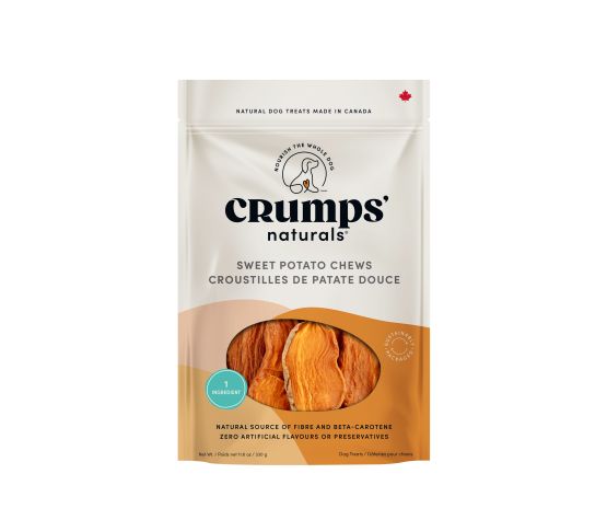 Crumps' Naturals Gâteries Pour Chien, Croustilles De Patate Douce 330g
