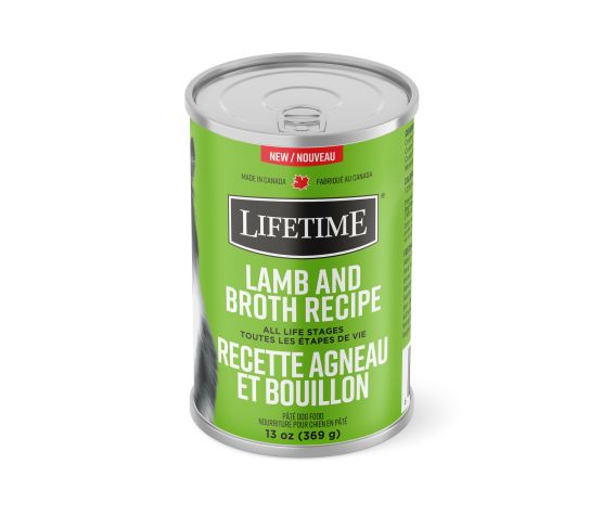 Trouw Nutrition Lifetime, Nourriture En Pâté Pour Chien, Agneau Et Bouillon 369g
