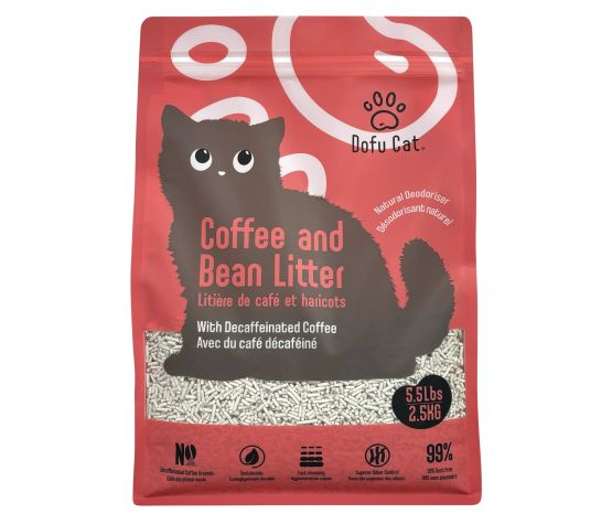 Dofu Cat Litière Agglomérante, Formule Café Et Haricots