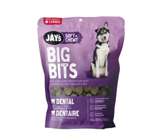 Jay's Big Bits, Gâteries Pour Chien, Dentaire - 200 gr