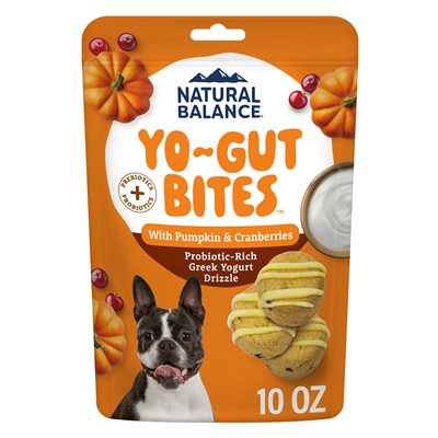 Natural Balance Biscuits « Yo-Gut » avec Citrouille & Canneberges 10oz