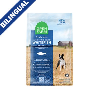 Open Farm® Recette à base de poisson blanc « prise du jour » pour chiens