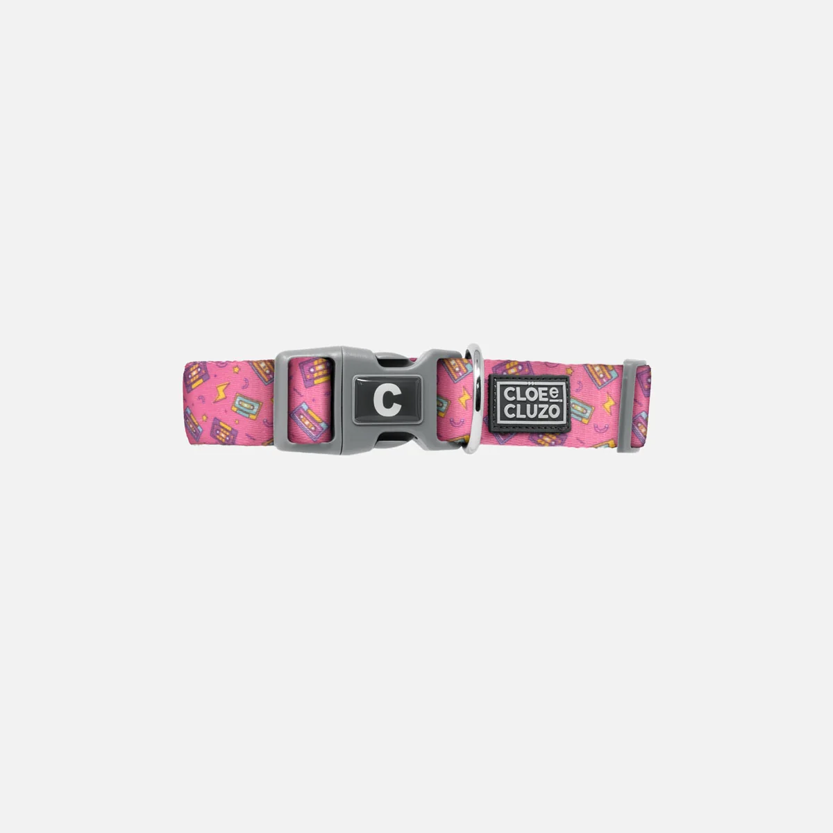 Collier pour chien imprimé, cassette