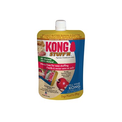 KONG Gâteries « Stuff'N » Naturelles Beurre d'Arachides Bacon & Bananes 6oz