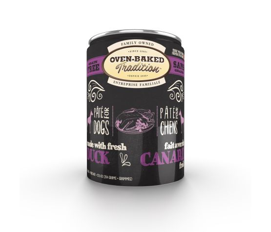 Obt Nourriture En Conserves Pour Chien, Pâté De Canard 12.5oz