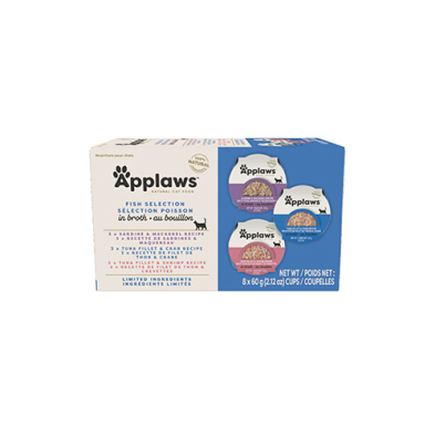 APPLAWS \ Bouillon de sel de poisson CHAT 8x60g