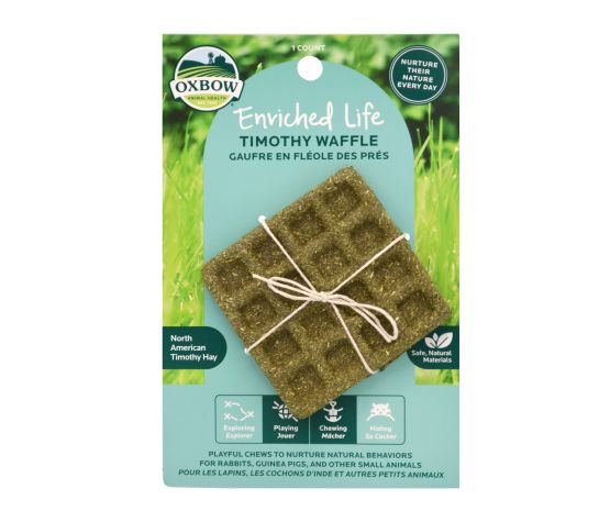 Oxbow Enriched Life - Gâterie à Mâcher Pour Rongeur, Gauffre De Fléole Des Prés