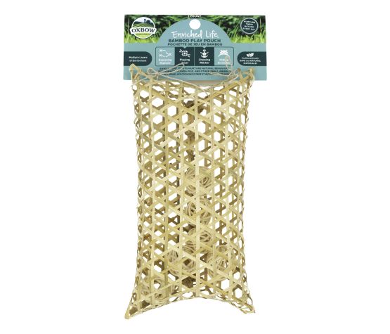 Oxbow Enriched Life - Gâterie à Mâcher Pour Rongeur, Pochette De Jeu En Bambou
