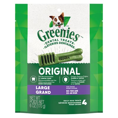 Greenies Mini Paquet De Friandises - Large 120 g (6 oz)