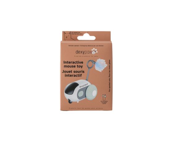 Dexypaws Jouet Interactif Pour Chat, Souris - Vert Sauge
