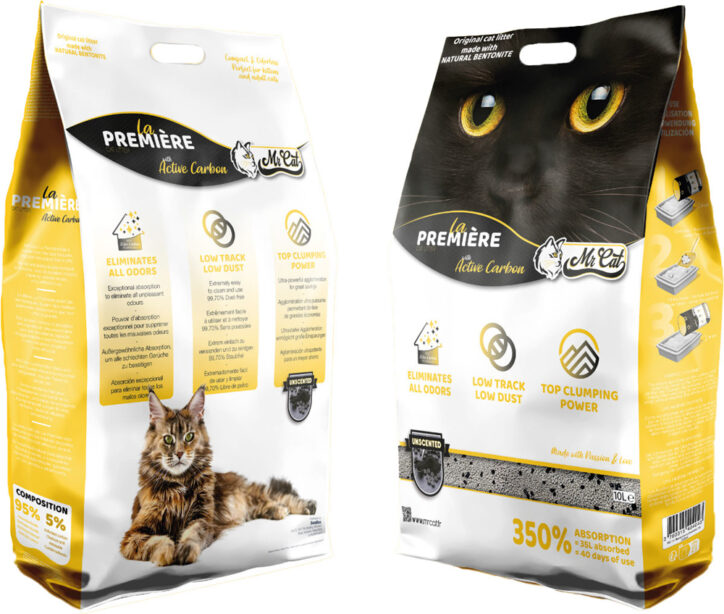 Mr Cat litière bentonite charbon actif 8 kg