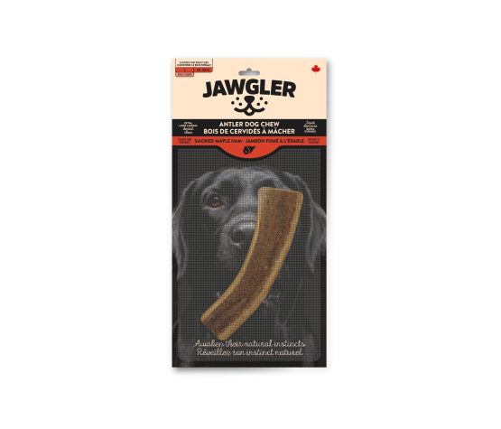 Jawgler Bois De Cervidés à Mâcher, Coupé - Jambon Fumé à L'érable