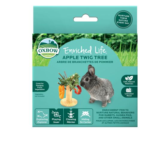 Oxbow Enriched Life - Jeu Interactif Pour Rongeur, Arbre De Branchettes De Pommier