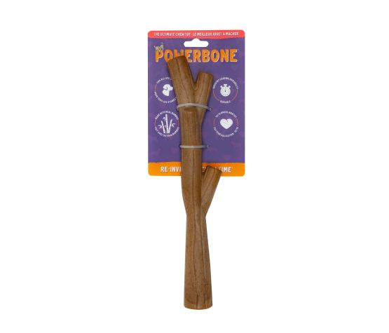 Powerbone Jouet à Mâcher Pour Chien, Nylon & Bambou - Bâton 12"